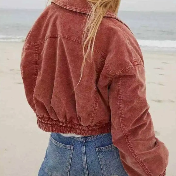 Free people Sure Thing Bomber Jacket - Picture 2 of 7